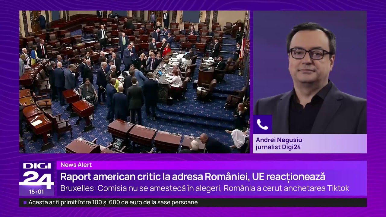 🟣Știrile Digi24  de la ora 13 – 5 februarie 2026