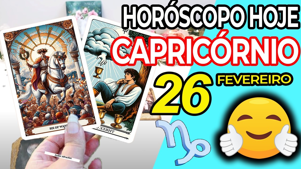 💥CUIDADO💥UMA PROFECIA DIVINA É CUMPRIDA😇🙏🏻 Capricórnio ♑ 26 Fevereiro 2026 Horoscopo do dia de hoje
