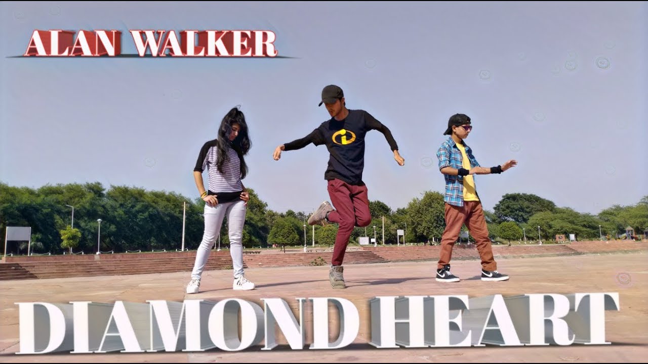 Alan Walker - Diamond Heart (feat. Sophia Somajo) | Dance Video | Dxtr Luffy & Priyanka | DLdance