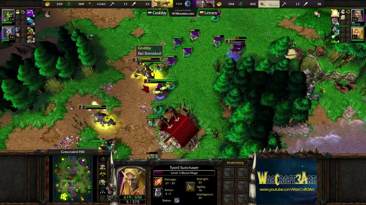 Grubby(ORC) vs Lemes(HU) - Warcraft 3: Classic - RN7236