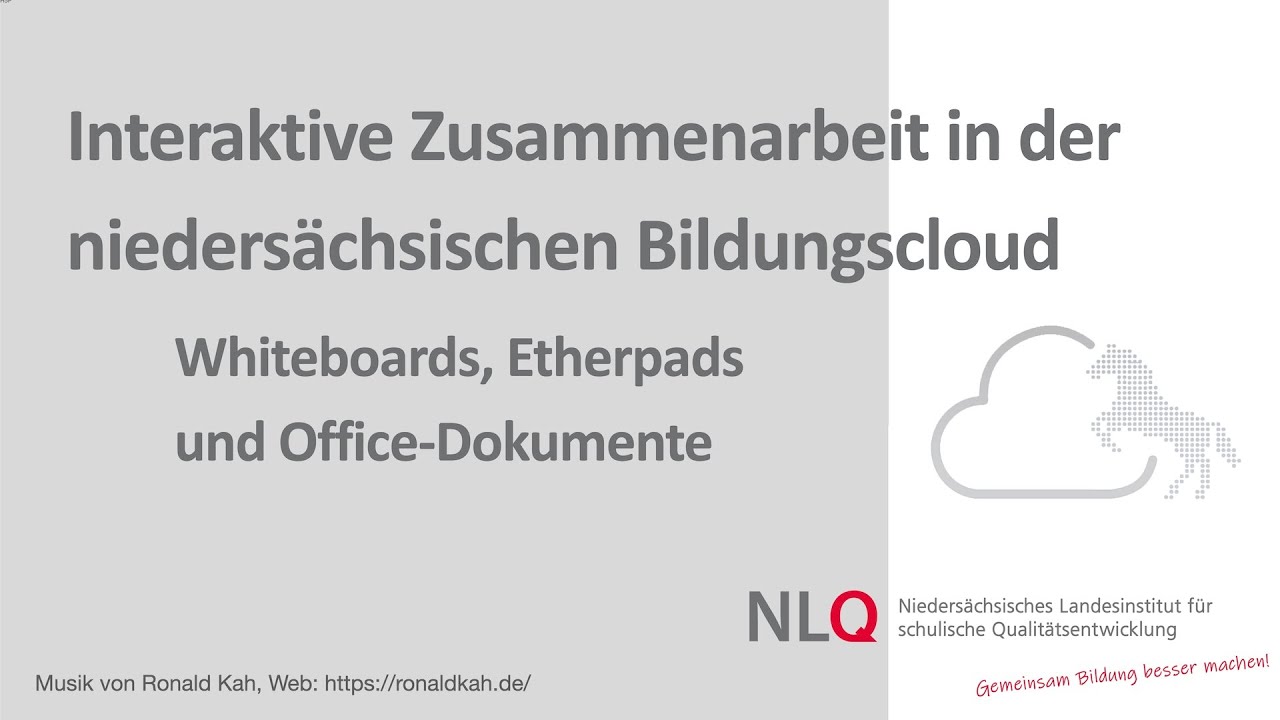 Interaktive Zusammenarbeit in der niedersächsischen Bildungscloud