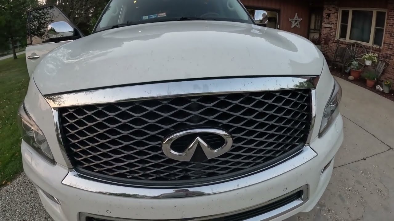 2016 Infiniti QX-80. Cabin Filter install. Not that easy.