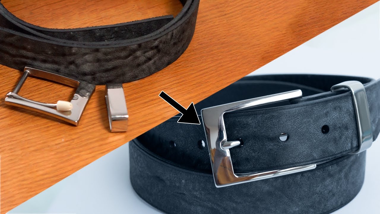 Making a leather belt | Handmade leathercraft