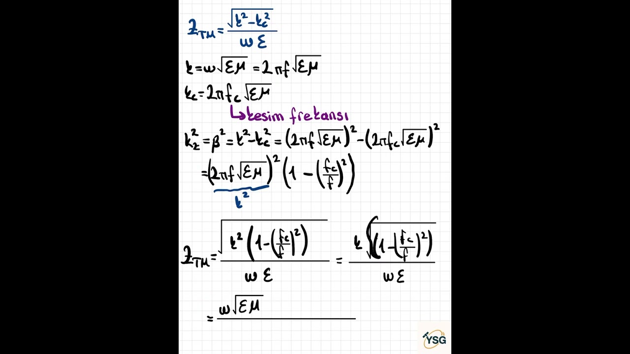 Ders-25) TM Modu - Elektromanyetik Dalga Teorisi