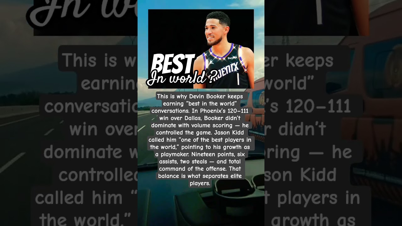 Booker Earns Elite Praise #devinbooker #nbaanalysis #nbahighlights