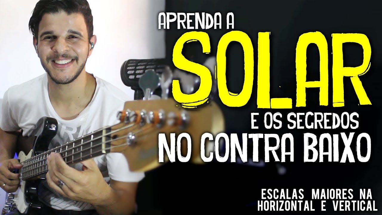 Como Solar No Contra Baixo // Escalas // Macetes e Muito Mais