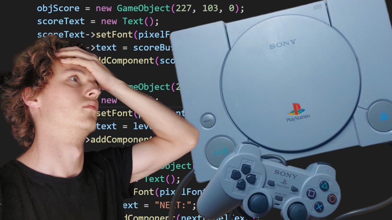 Я запрограммировал игровой движок для PlayStation 1