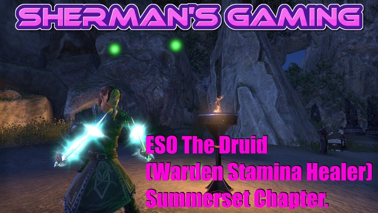 ESO The Druid (Warden Stamina Healer) Summerset Chapter.