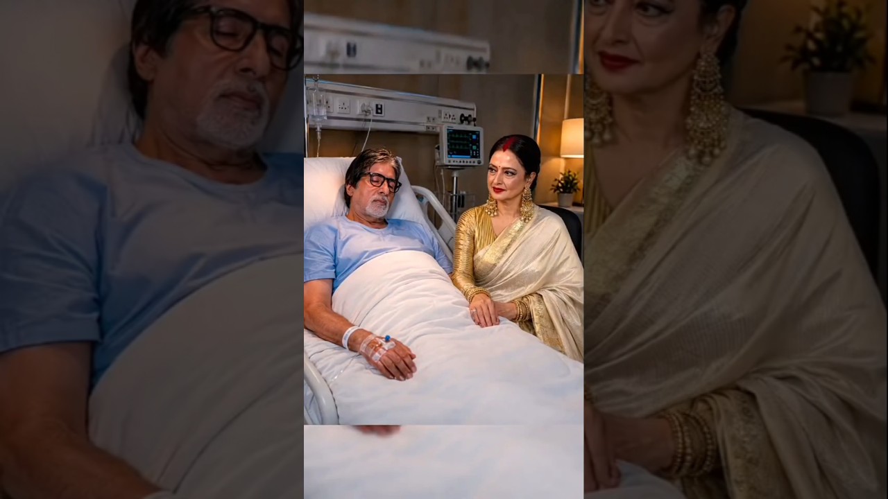 Amitabh Bachchan's Health News LeftRekha and Jaya Emotional ❤️ #shorts