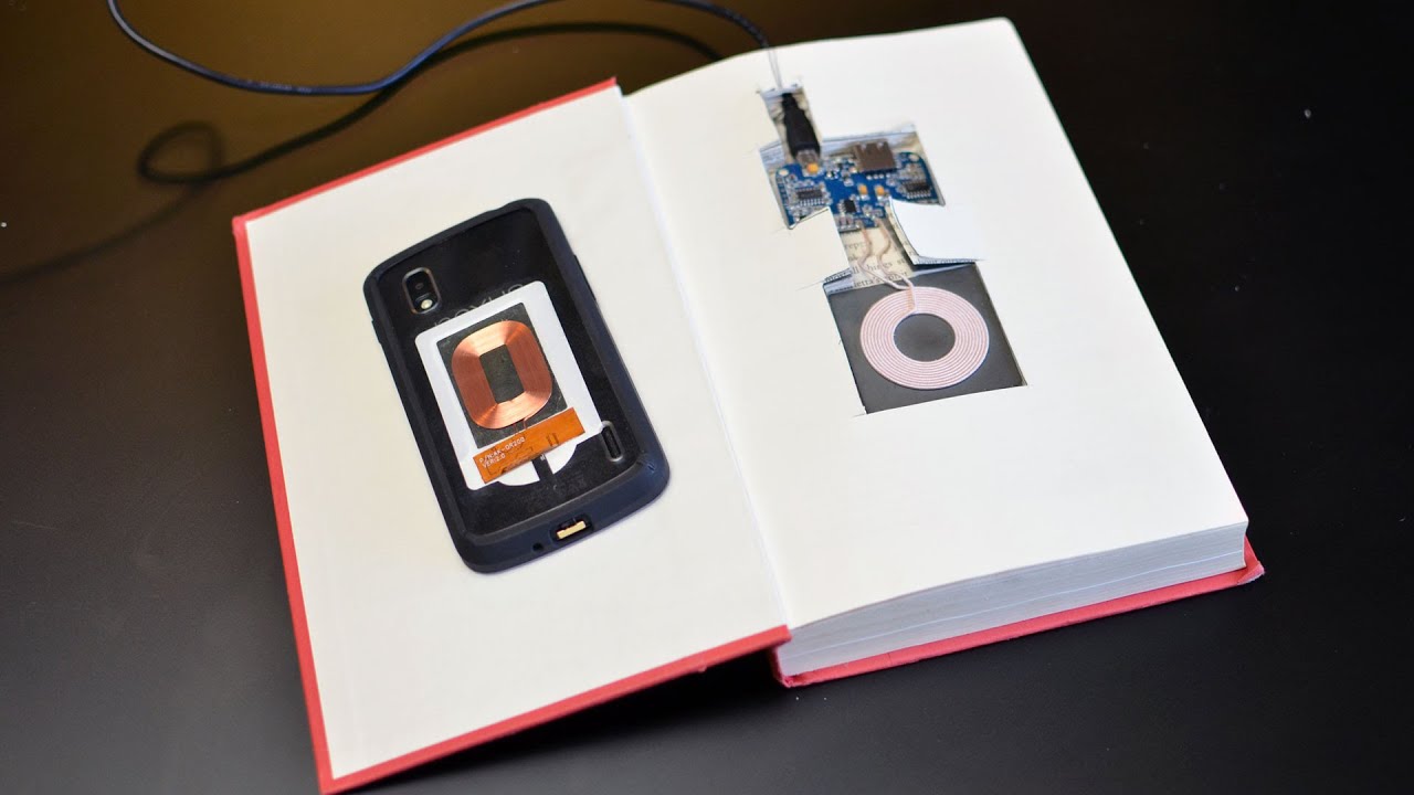 Qi Charging Phone Case & Book