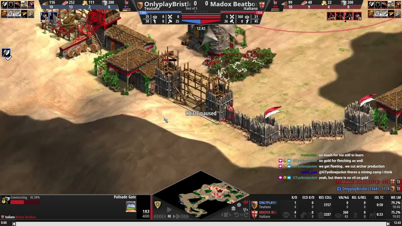 The Final Armor! | Coaching 1350 | Arabia | Italians vs Teutons (9 feb /2026)