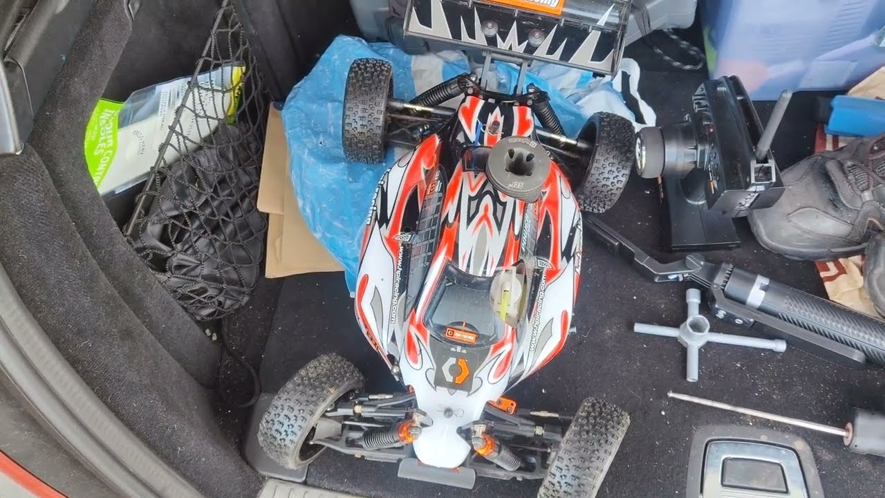Hpi Trophy gets a run out up at the field.