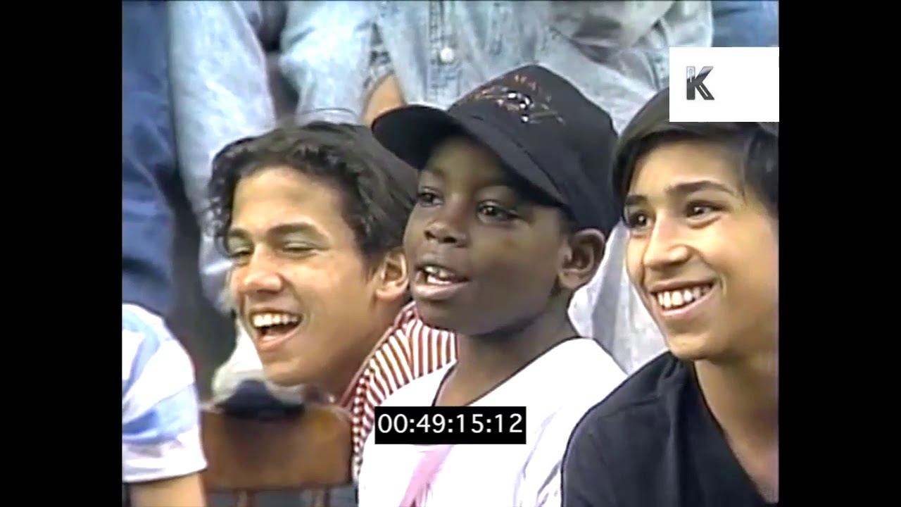 1990s The Bronx, Community Workers and Young People | Premium Footage