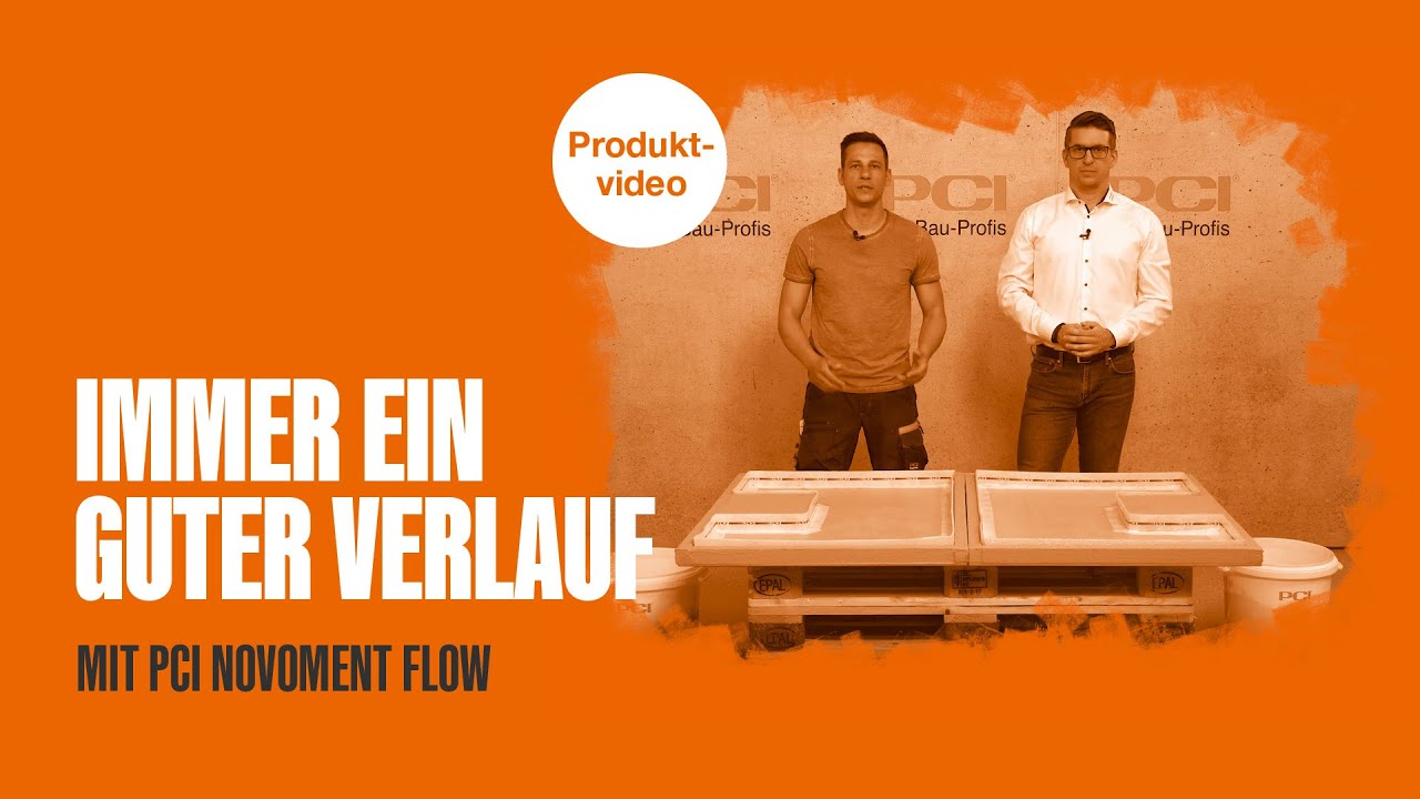 Der Schnellestrich-Fertigmörtel PCI Novoment Flow