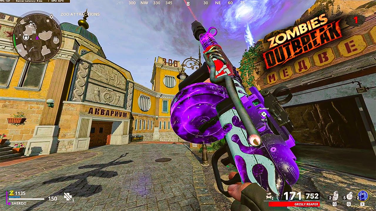 COD: Cold War Zombies - Outbreak Solo With The PPSH 41 Full Match (No Commentary)