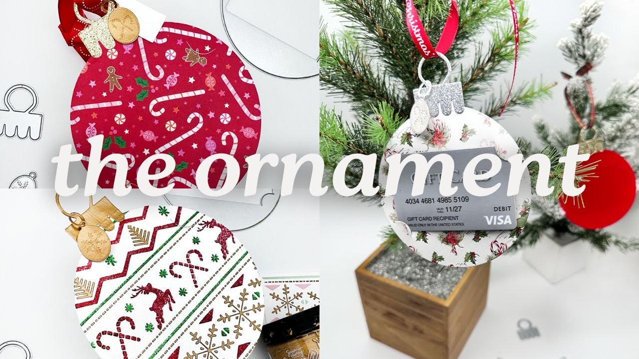 How to use the Ornament Gift Card Holder Die Cut