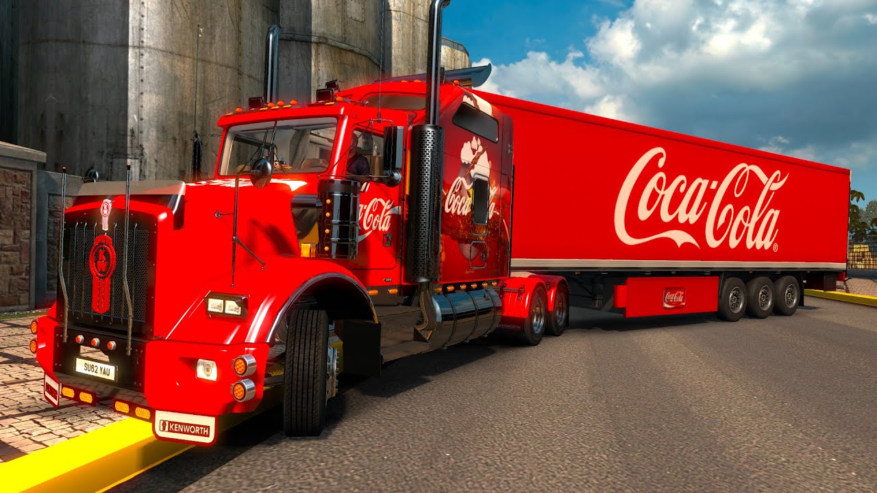 ETS2 Kenworth T800 Coca Cola de Guadalajara a Vallarta! Nos vamos a la playa Euro Truck Simulator 2