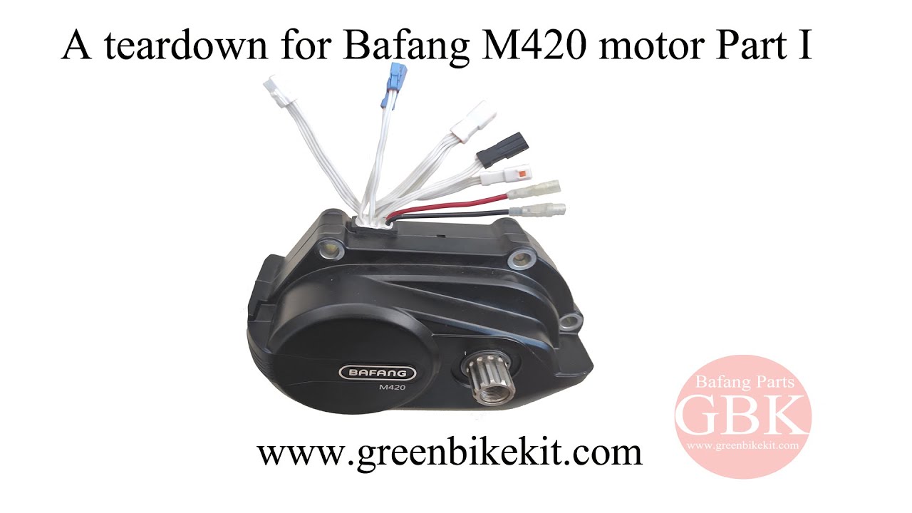 A teardown for Bafang M420  motor part I