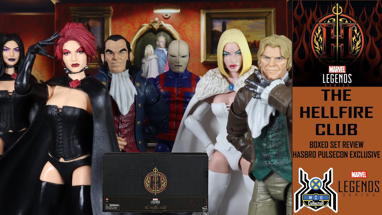 Обзор коробочного набора Marvel Legends HELLFIRE CLUB на SDCC PulseCon