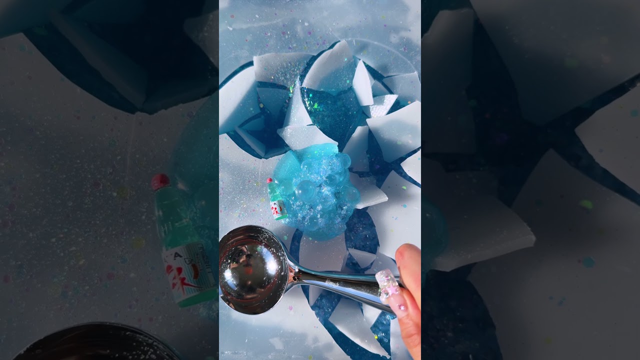 Wax cracking on CRUNCHY SLIME ft. Ramune ✶˖&deg;⊹