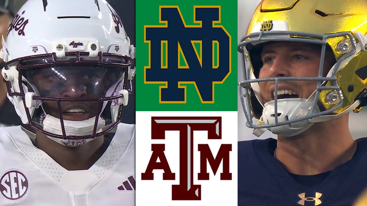 #16 Texas A&M vs #8 Notre Dame College Football Highlights Full Game 2025