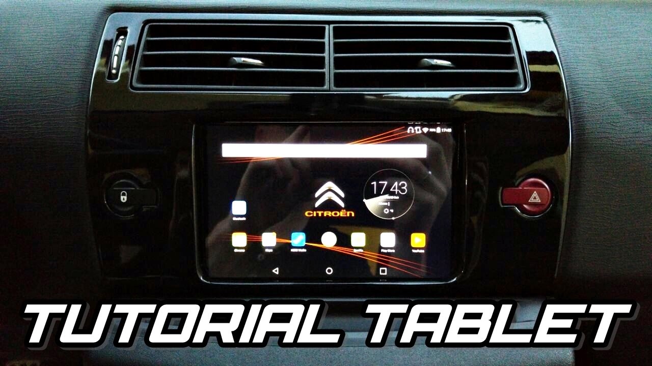 Tutorial Instalação do Tablet no Carro - Citroen C4