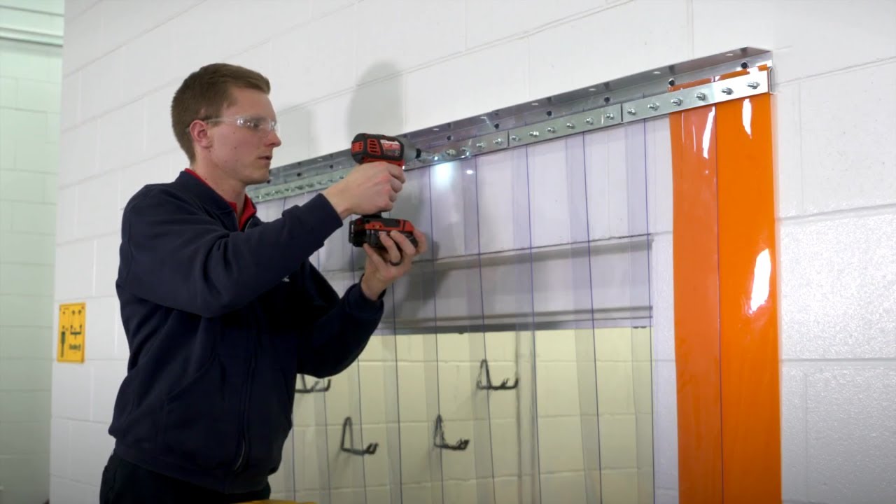 How to Install Vinyl Strip Door Kits