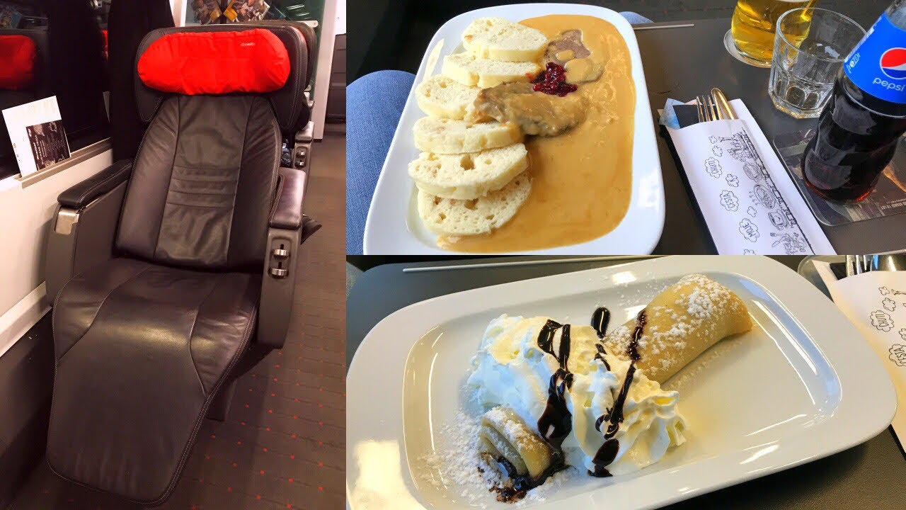 CD Railjet Business Class Prague - Vienna