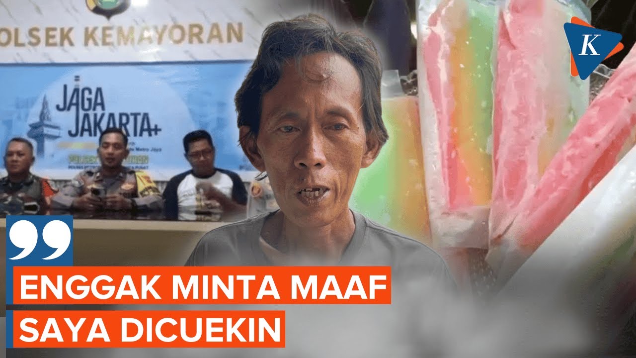 Dituduh Pakai Spons, Pedagang Es Gabus: TNI-Polisi Enggak Ada Minta Maaf