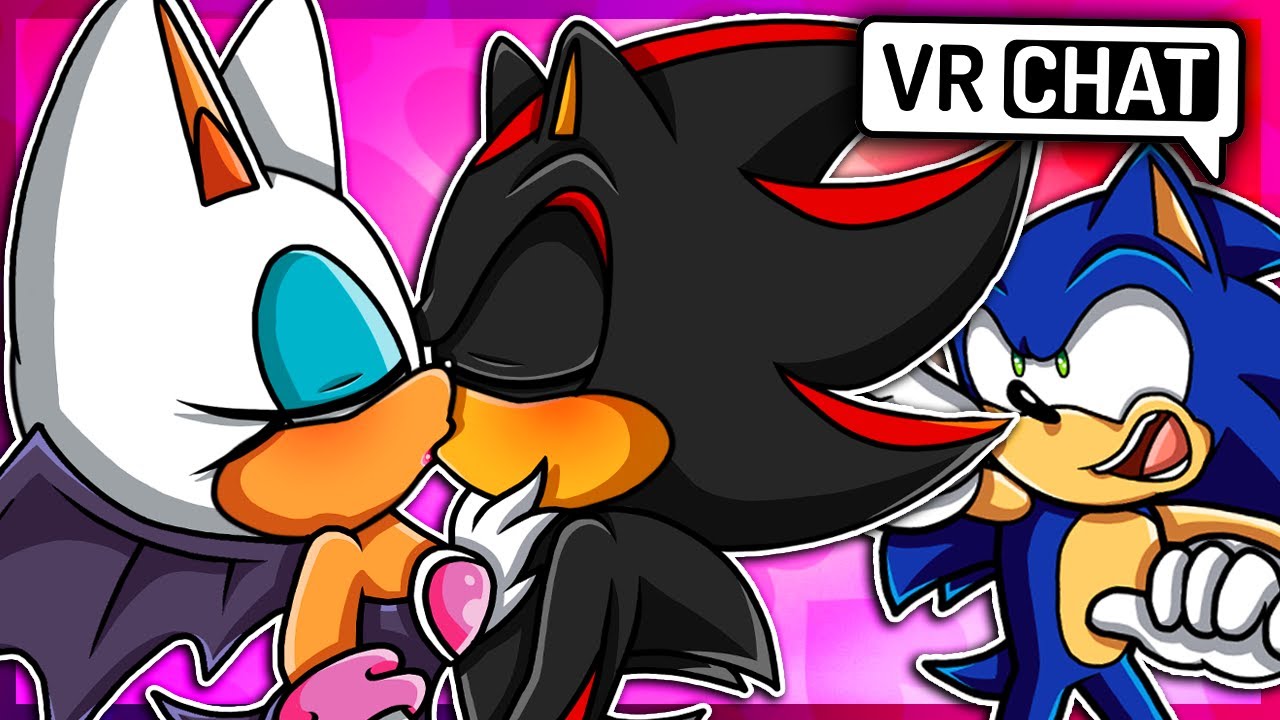 SHADOW KISSED ROUGE?! Sonic, Shadow, Knuckles & Silver's House Party! (VR Chat)