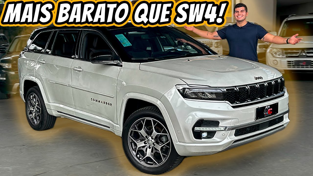 Jeep Commander Overland Diesel 2022 - Esse &eacute; o Compass com 7 lugares e design DUVIDOSO
