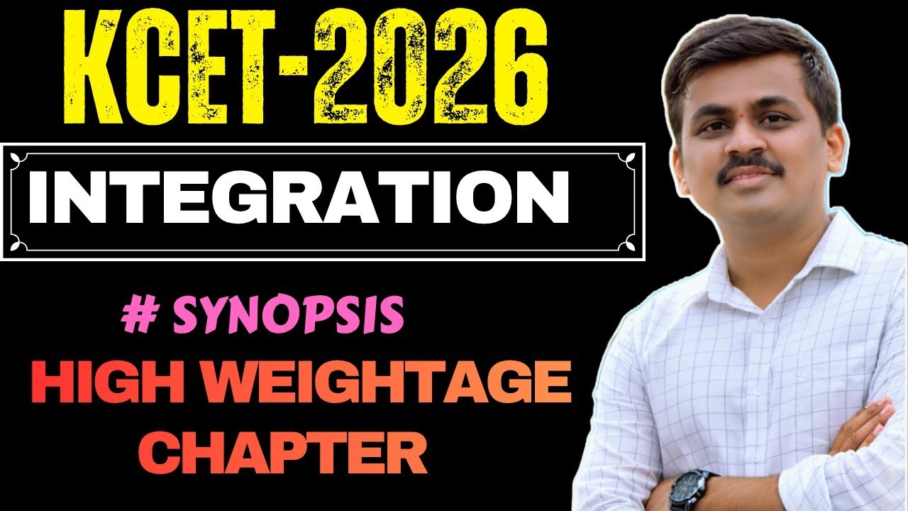 KCET 2026 ||  INTEGRATION KCET  2026 IMPORTANT QUESTIONS|| INTEGRALS KCET MCQS PART 2
