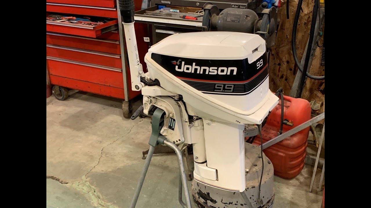 Подвесной мотор Johnson 9.9 с большим секретом, часть 1