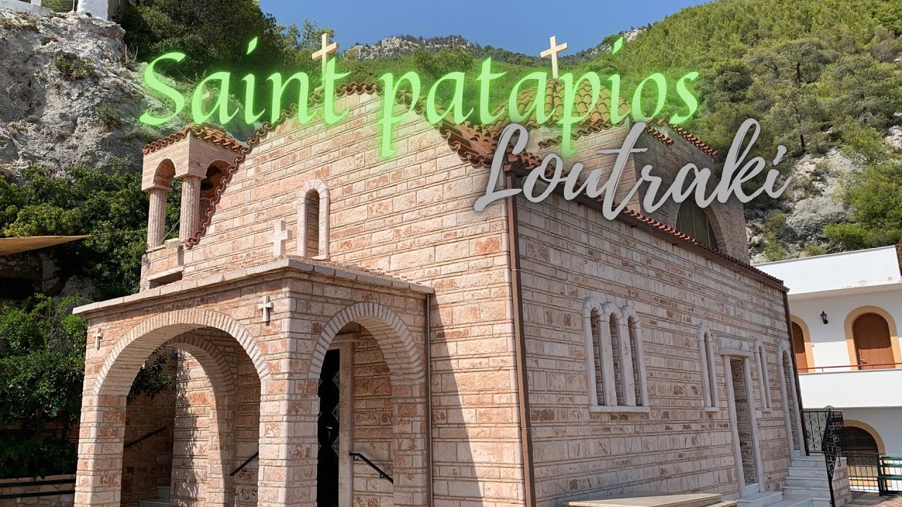Monasteries/Saint Patapios/Loutraki/4k/aerial&ground shots/Άγιος Πατάπιος/Λουτράκι