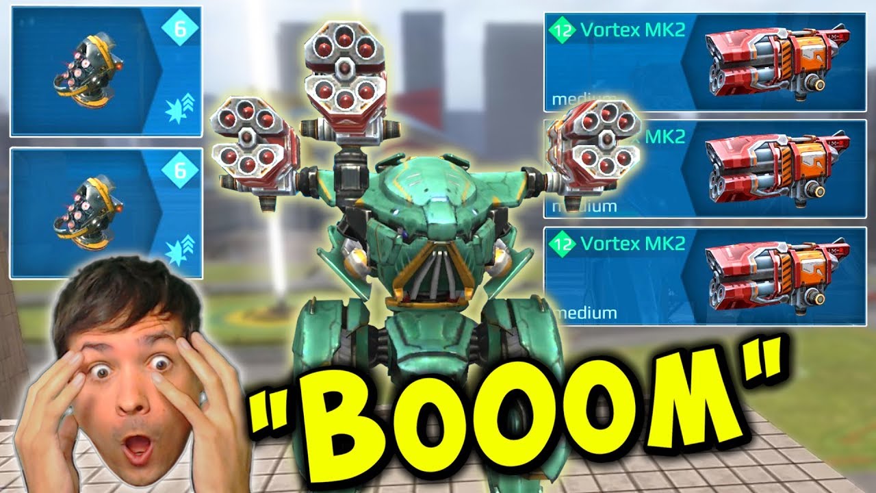 VORTEX AO GUANG & DEATH MARK - War Robots Mk2 Max Fun Gameplay WR