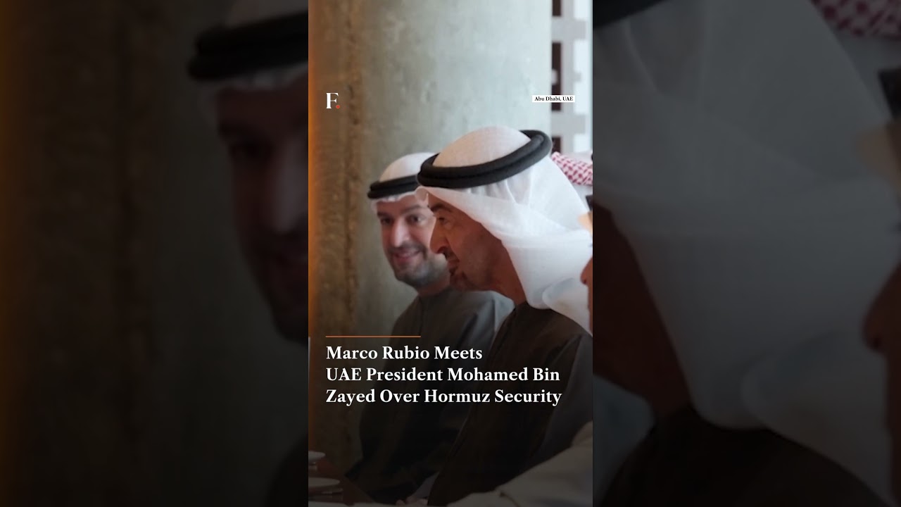 Marco Rubio Meets UAE President Mohamed Bin Zayed Over Hormuz Security | Firstpost News | N18G