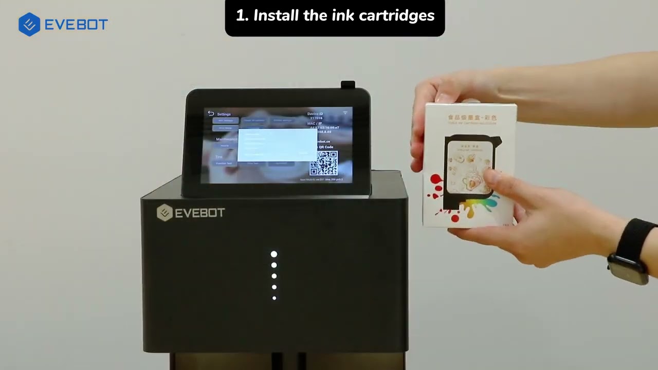 How to use EVEBOT Coffee Printer FC1 for first time
