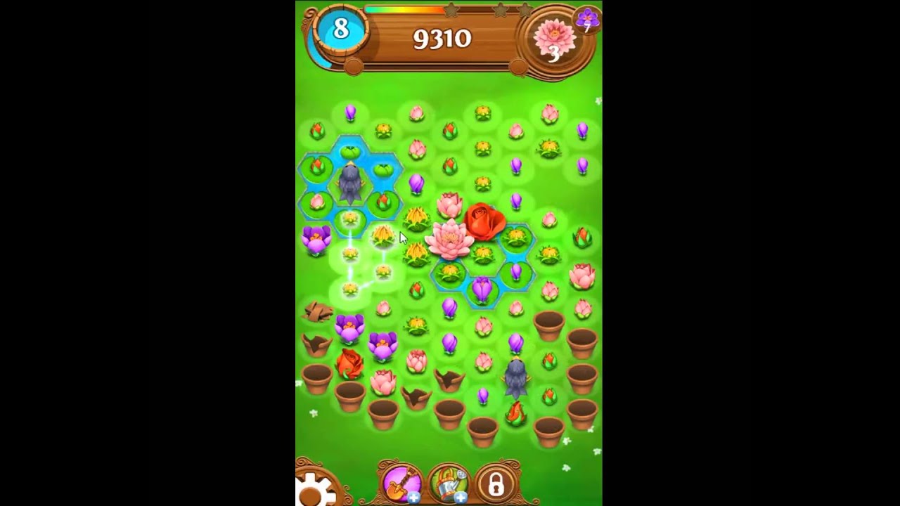 Blossom Blast Saga Level 216 - NO BOOSTERS
