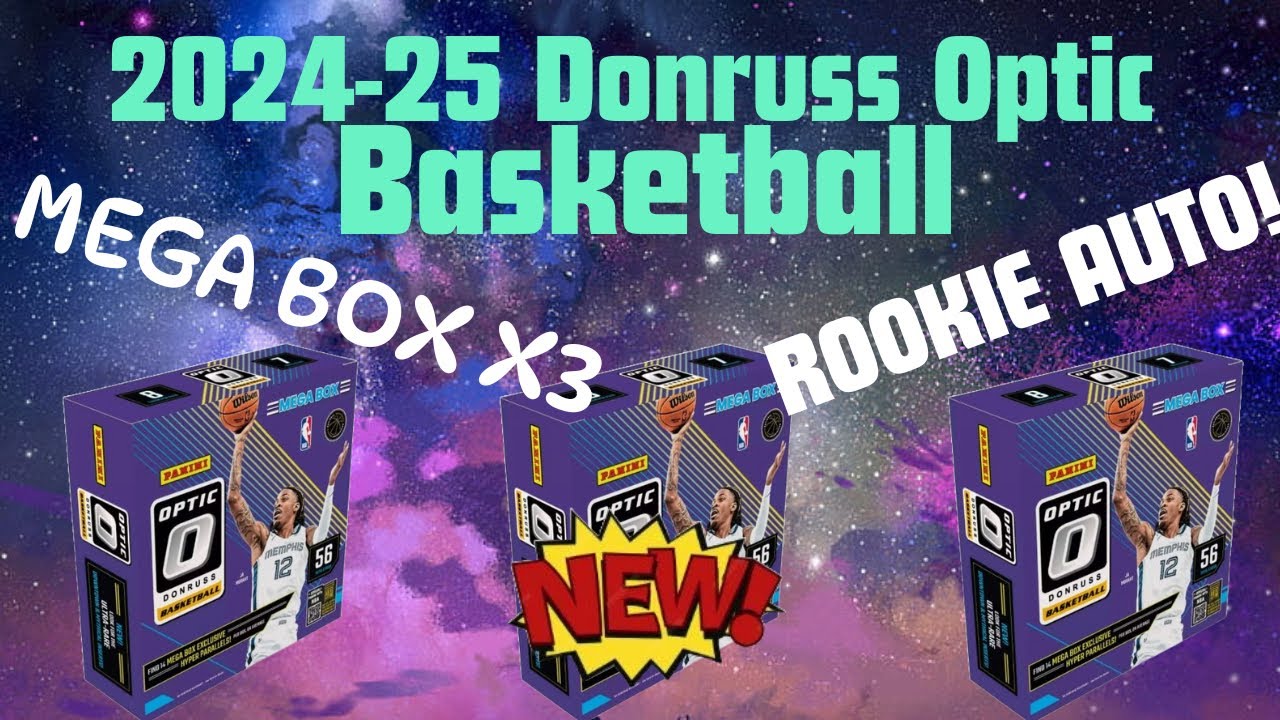 HITS!! #’d, Top Rookies, AUTO! Don’t Sleep On These! 3x 2024-25 NBA Optic Basketball NBA MEGA Boxes 