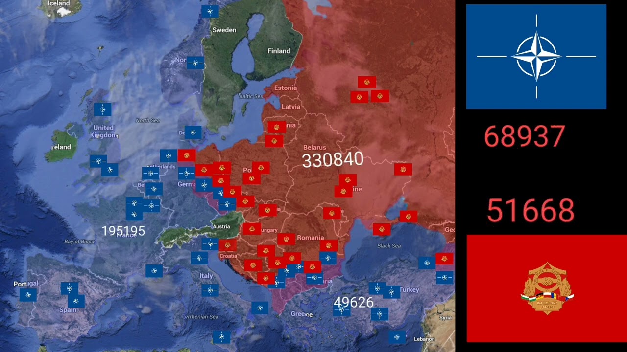 1975-1985 Western Europe vs. Eastern Europe