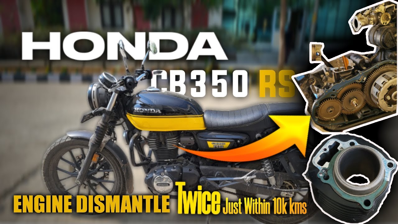 Dismantling Honda CB350RS engine. DIY #engineoverhaul engine work