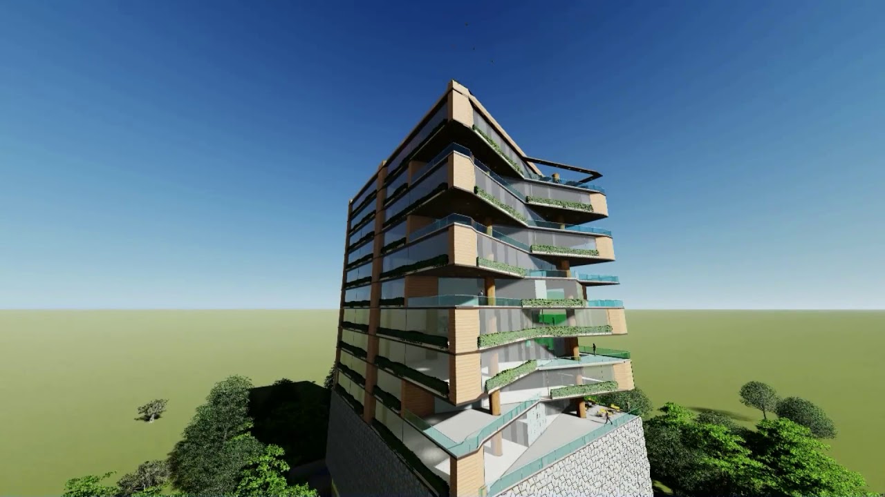 COMMERCIAL BUILDING || ARCHITECTURE WALK THROUGH ||