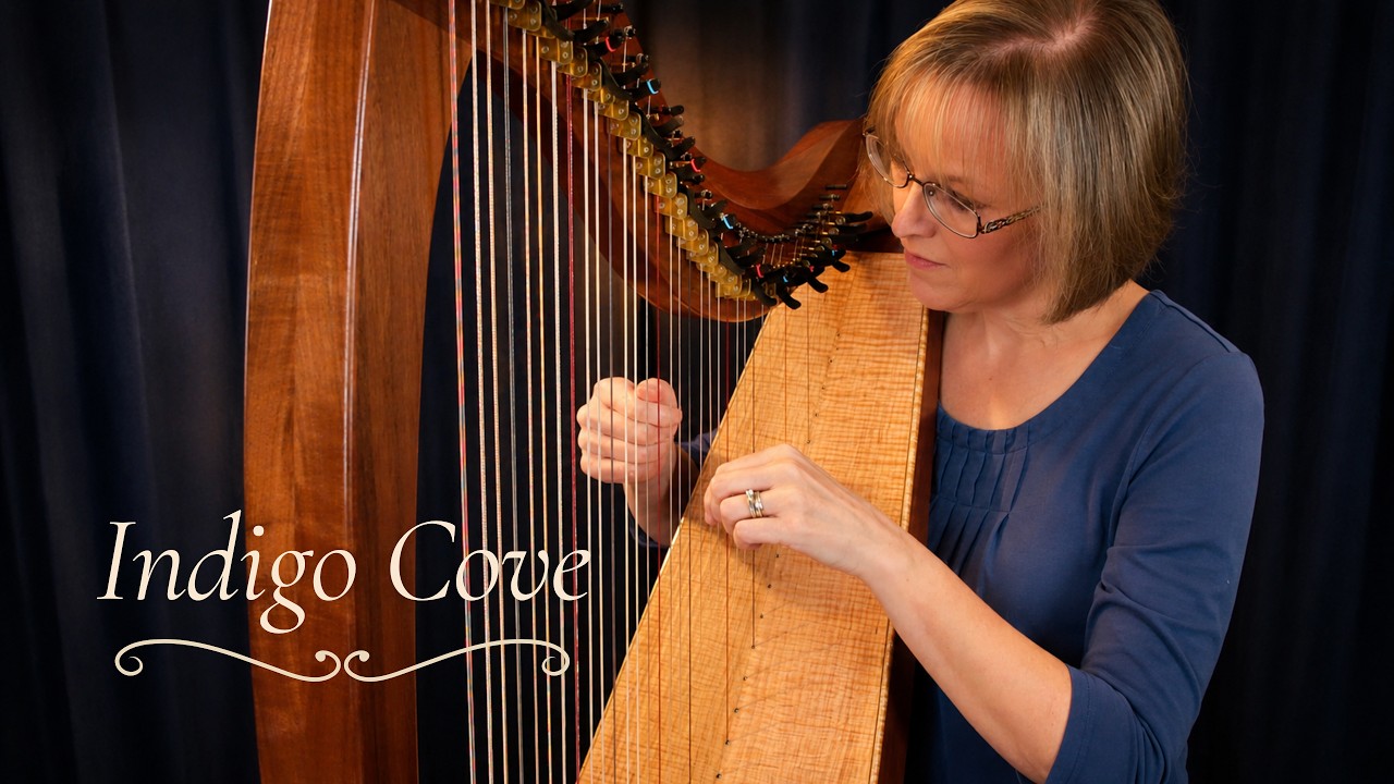 Indigo Cove, mystical and moody harp solo