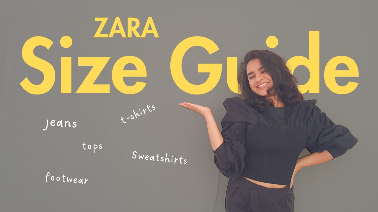 Таблица размеров женской одежды ZARA | Интернет-магазин | Футболки, джинсы, обувь | Мира Канерия