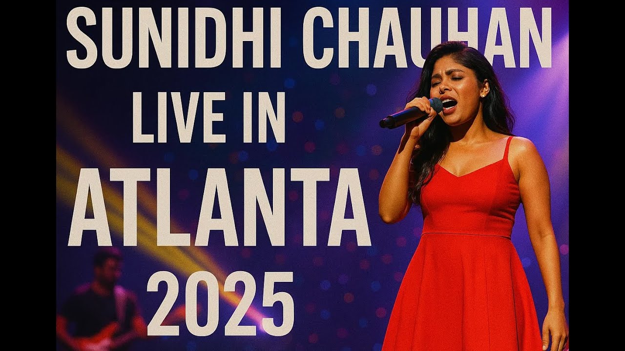 Sunidhi Chauhan Live In Atlanta 2025 - Part 2 💕@sunidhichauhanofficial01