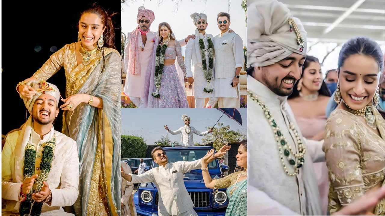 Shraddha Kapoor, Anil Kapoor,Jackie Shroff's Jhakkas Dance at Priyaank Sharma Shaza Morani's wedding
