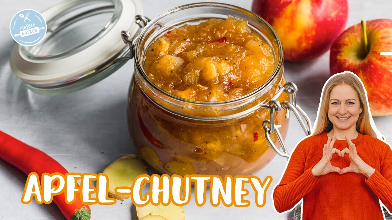 Apfel-Chutney 🍎 🧅 | Chutney selber machen | Einfach Backen