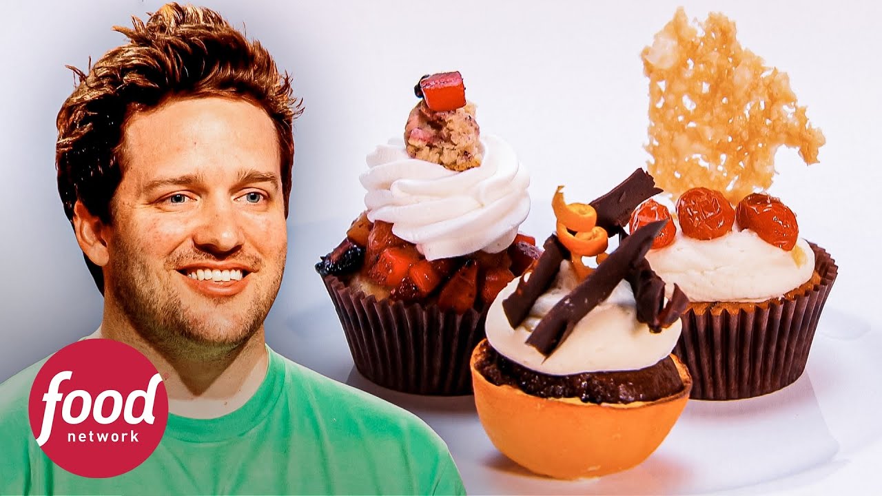 Jueces aplauden cupcakes de sopa de tomate y barbacoa | Cupcake Wars | Food Network Latinoamérica