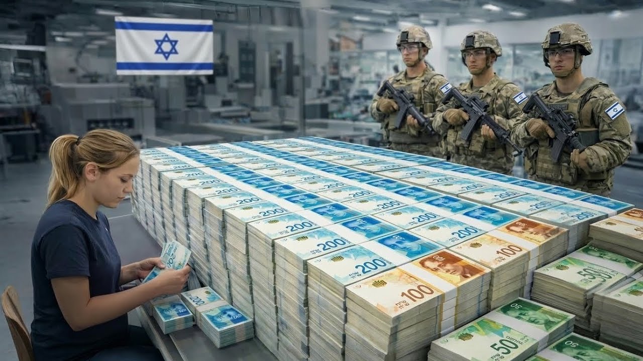 Inside Israel Currency Printing Factory | How Millions in Israeli Shekels Are Printed (full Process)