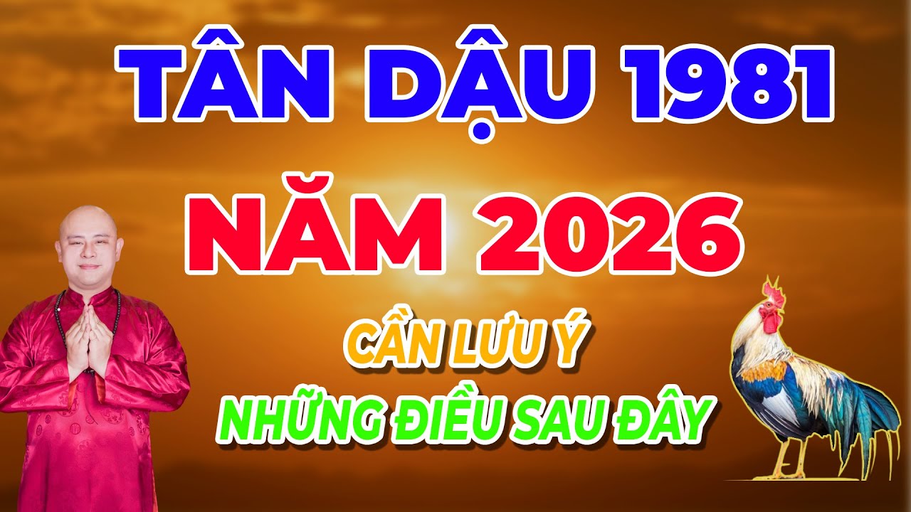 Tử Vi Tuổi Tân Dậu 1981 Năm 2026 – Vận Trình Có Lúc Trắc Trở, Cần Biết Điều Giữ Lại
